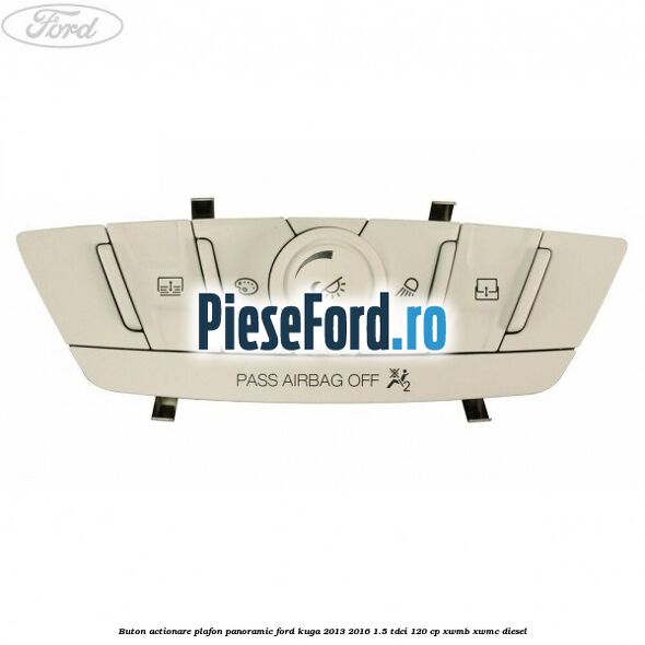 Buton actionare plafon panoramic Ford Kuga 2013-2016 1.5 TDCi 120 cp XWMB, XWMC diesel