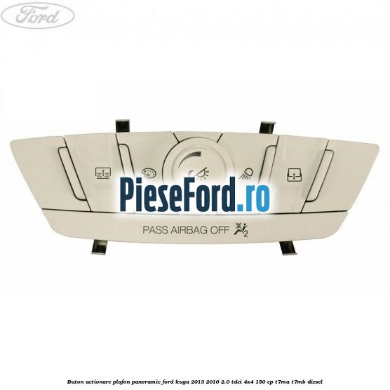 Buton actionare plafon panoramic Ford Kuga 2013-2016 2.0 TDCi 4x4 150 cp T7MA, T7MB diesel