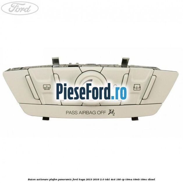 Buton actionare plafon panoramic Ford Kuga 2013-2016 2.0 TDCi 4x4 180 cp T8MA, T8MB, T8MC diesel