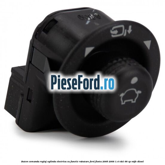 Buton comanda reglaj oglinda electrica cu functie rabatare Ford Fiesta 2005-2008 1.4 TDCi 68 cp N4JB diesel
