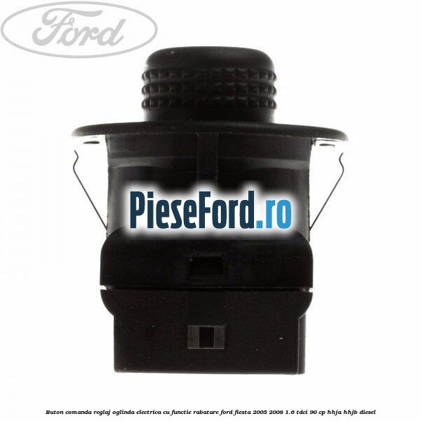 Buton comanda reglaj oglinda electrica cu functie rabatare Ford Fiesta 2005-2008 1.6 TDCi 90 cp HHJA, HHJB diesel