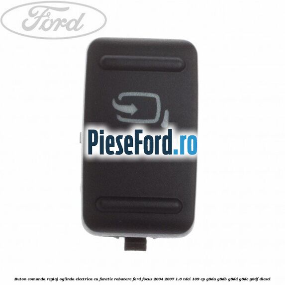 Buton comanda reglaj oglinda electrica cu functie rabatare Ford Focus 2004-2007 1.6 TDCi 109 cp G8DA, G8DB, G8DD, G8DE, G8DF diesel