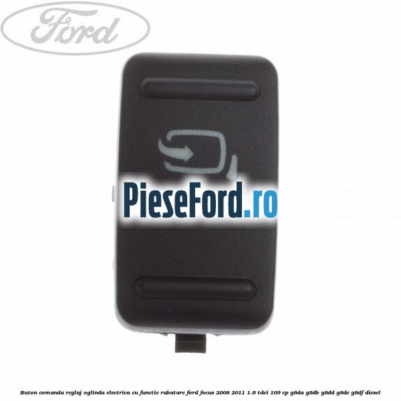 Buton comanda reglaj oglinda electrica cu functie rabatare Ford Focus 2008-2011 1.6 TDCi 109 cp