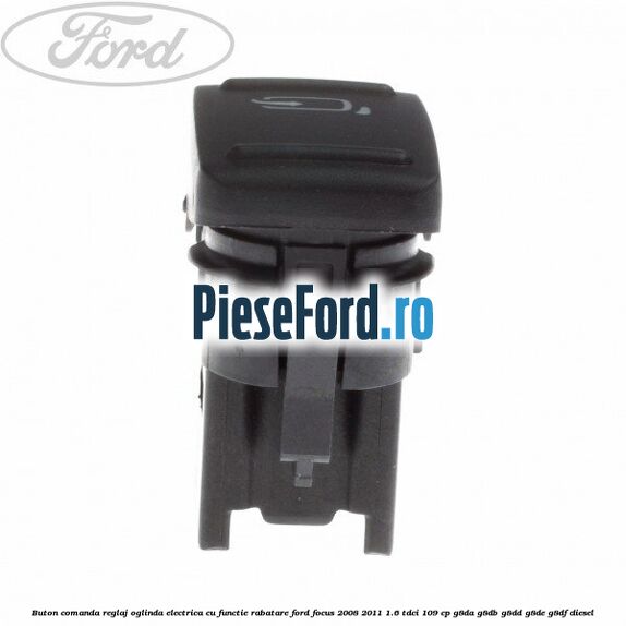 Buton comanda reglaj oglinda electrica cu functie rabatare Ford Focus 2008-2011 1.6 TDCi 109 cp G8DA, G8DB, G8DD, G8DE, G8DF diesel