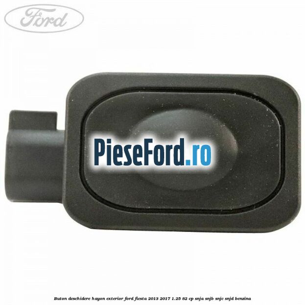 Buton deschidere hayon exterior Ford Fiesta 2013-2017 1.25 82 cp SNJA, SNJB, SNJC, SNJD benzina