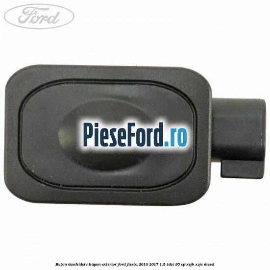 Buton deschidere hayon exterior Ford Fiesta 2013-2017 1.5 TDCi 95 cp XVJB, XVJC diesel