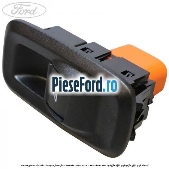 Buton geam electric dreapta fata Ford Transit 2014-2018 2.0 EcoBlue 105 cp BJFA, BJFB, YLF6, YLFA, YLFB, YLFS diesel