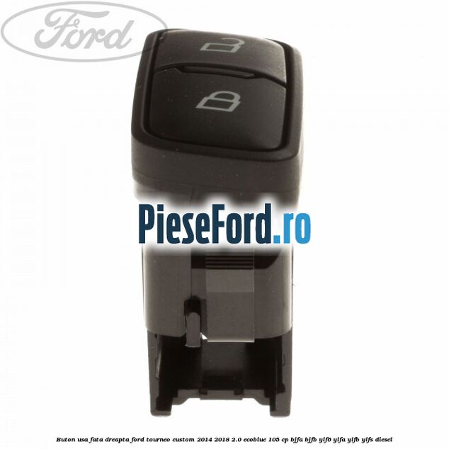 Buton usa fata dreapta Ford Tourneo Custom 2014-2018 2.0 EcoBlue 105 cp BJFA, BJFB, YLF6, YLFA, YLFB, YLFS diesel