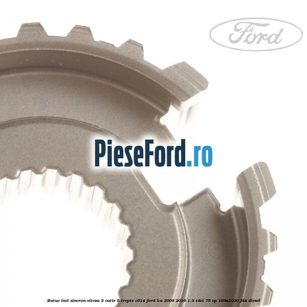 Butuc inel sincron viteza 5 cutie 5 trepte C514 Ford Ka 2009-2016 1.3 TDCi 75 cp 169A1000, FD4 diesel