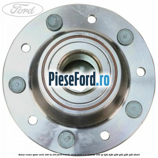 Butuc roata spate serie 330 la 470 Ford Transit 2014-2018 2.0 EcoBlue 105 cp Butuc roata spate serie 330 la 470 Ford Transit 2014-2018 2.0 EcoBlue 105 cp BJFA, BJFB, YLF6, YLFA, YLFB, YLFS diesel