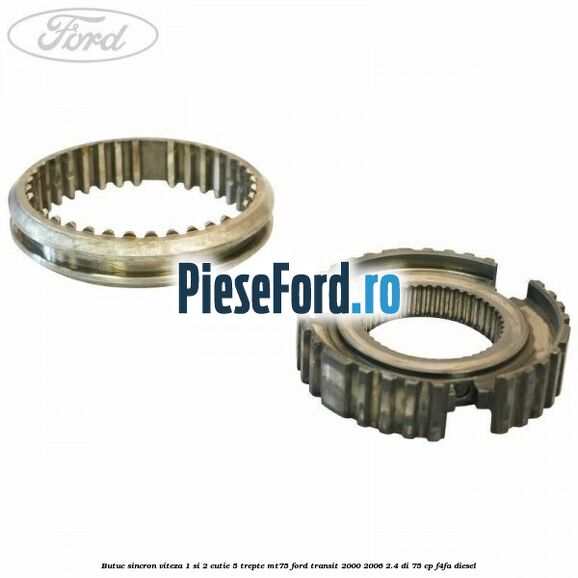 Butuc sincron viteza 1 si 2 cutie 5 trepte MT75 Ford Transit 2000-2006 2.4 DI 75 cp F4FA diesel