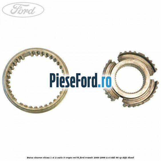 Butuc sincron viteza 1 si 2 cutie 5 trepte MT75 Ford Transit 2000-2006 2.4 TDdi 90 cp D2FE diesel