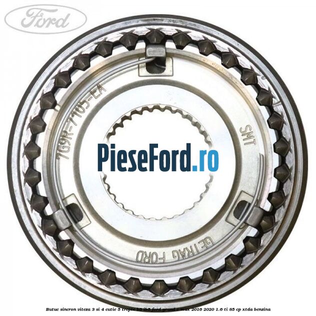 Butuc sincron viteza 3 si 4 cutie 5 trepte B5/IB5 Ford Grand C-Max 2016-2020 1.6 Ti 85 cp Butuc sincron viteza 3 si 4 cutie 5 trepte B5/IB5 Ford Grand C-Max 2016-2020 1.6 Ti 85 cp XTDA benzina