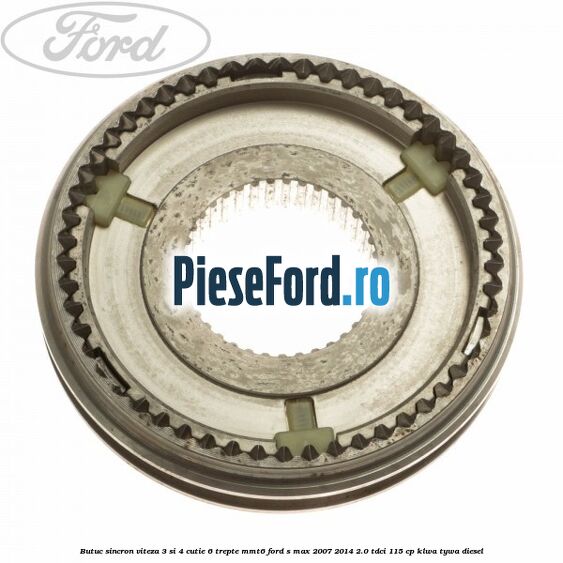 Butuc sincron viteza 3 si 4 cutie 6 trepte MMT6 Ford S-Max 2007-2014 2.0 TDCi 115 cp KLWA, TYWA diesel