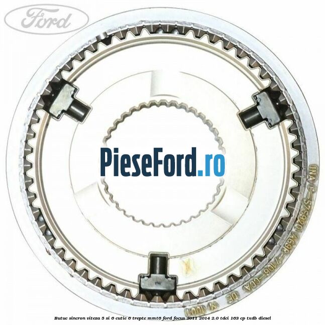 Butuc sincron viteza 5 si 6 cutie 6 trepte MMT6 Ford Focus 2011-2014 2.0 TDCi 163 cp TXDB diesel