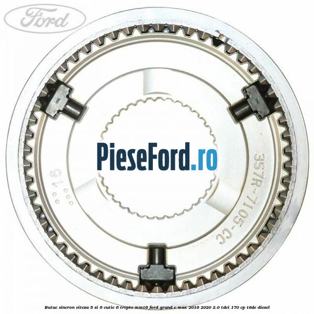 Butuc sincron viteza 5 si 6 cutie 6 trepte MMT6 Ford Grand C-Max 2016-2020 2.0 TDCi 170 cp T8DE diesel