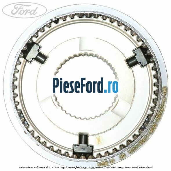 Butuc sincron viteza 5 si 6 cutie 6 trepte MMT6 Ford Kuga 2016-2018 2.0 TDCi 4x4 180 cp Butuc sincron viteza 5 si 6 cutie 6 trepte MMT6 Ford Kuga 2016-2018 2.0 TDCi 4x4 180 cp T8MA, T8MB, T8MC diesel