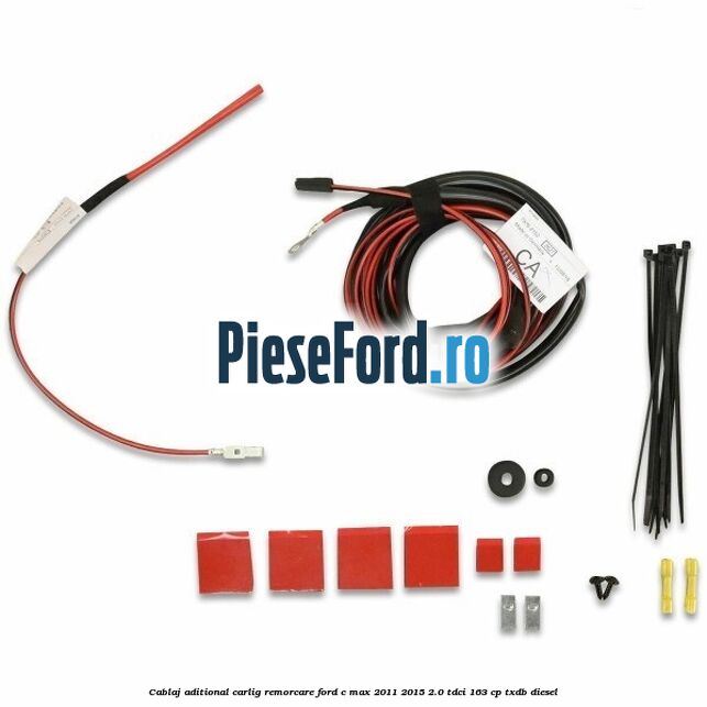 Cablaj aditional carlig remorcare Ford C-Max 2011-2015 2.0 TDCi 163 cp TXDB diesel