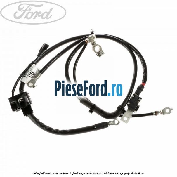 Cablaj alimentare borne baterie Ford Kuga 2008-2012 2.0 TDCi 4x4 136 cp G6DG, UKDA diesel