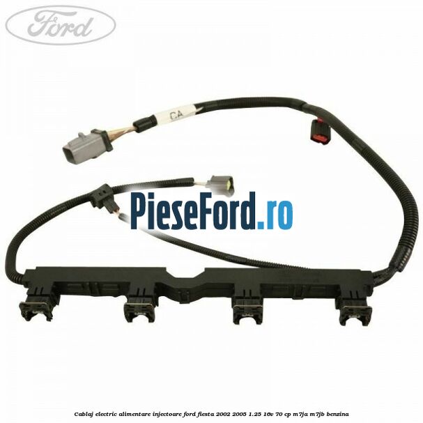 Cablaj electric alimentare injectoare Ford Fiesta 2002-2005 1.25 16V 70 cp M7JA, M7JB benzina