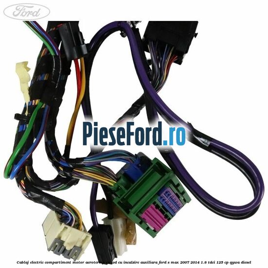 Cablaj electric compartiment motor aeroterma cu IVD cu incalzire auxiliara Ford S-Max 2007-2014 1.8 TDCi 125 cp QYWA diesel