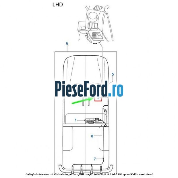 Cablaj electric control distanta la parcare Ford Ranger 2006-2012 3.0 TDCi 156 cp Cablaj electric control distanta la parcare Ford Ranger 2006-2012 3.0 TDCi 156 cp MD30DITC, WEAT diesel