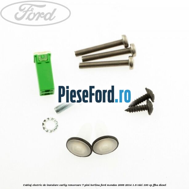 Cablaj electric de instalare carlig remorcare 7 pini berlina Ford Mondeo 2008-2014 1.8 TDCi 100 cp FFBA diesel