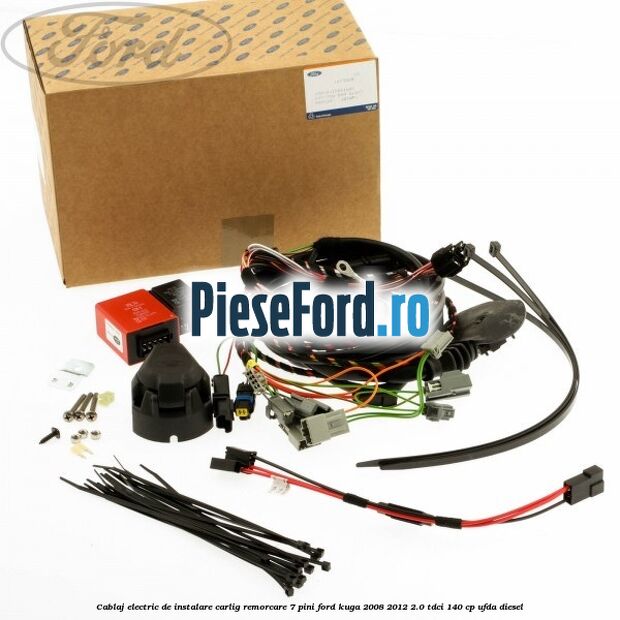 Cablaj electric de instalare carlig remorcare 7 pini Ford Kuga 2008-2012 2.0 TDCI 140 cp Cablaj electric de instalare carlig remorcare 7 pini Ford Kuga 2008-2012 2.0 TDCI 140 cp UFDA diesel