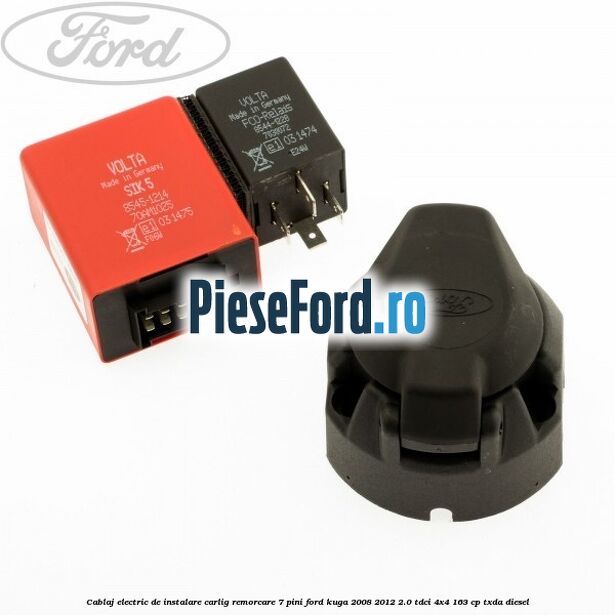 Cablaj electric de instalare carlig remorcare 7 pini Ford Kuga 2008-2012 2.0 TDCI 4x4 163 cp TXDA diesel