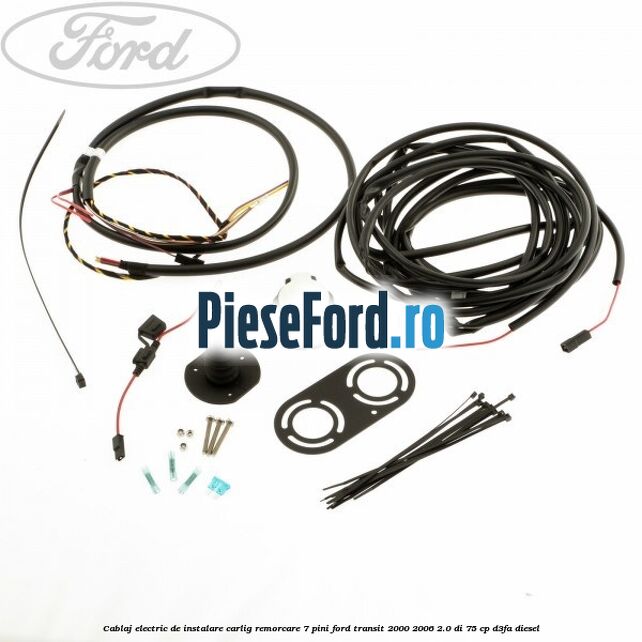 Cablaj electric de instalare carlig remorcare 7 pini Ford Transit 2000-2006 2.0 DI 75 cp Cablaj electric de instalare carlig remorcare 7 pini Ford Transit 2000-2006 2.0 DI 75 cp D3FA diesel