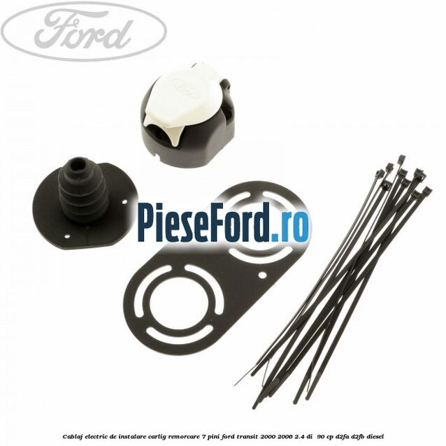 Cablaj electric de instalare carlig remorcare 7 pini Ford Transit 2000-2006 2.4 DI 90 cp Cablaj electric de instalare carlig remorcare 7 pini Ford Transit 2000-2006 2.4 DI 90 cp D2FA, D2FB diesel