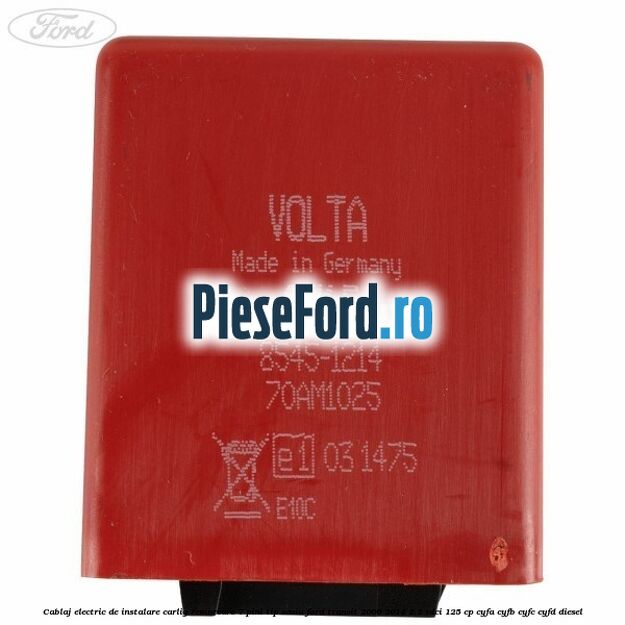 Cablaj electric de instalare carlig remorcare 7 pini tip sasiu Ford Transit 2006-2014 2.2 TDCi 125 cp CYFA, CYFB, CYFC, CYFD diesel