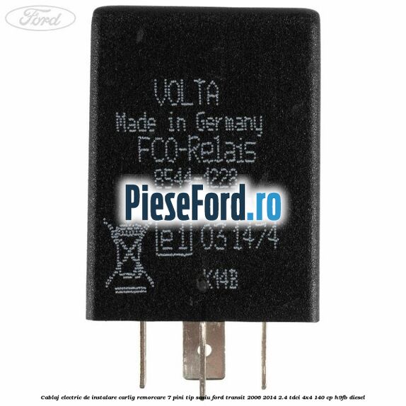 Cablaj electric de instalare carlig remorcare 7 pini tip sasiu Ford Transit 2006-2014 2.4 TDCi 4x4 140 cp Cablaj electric de instalare carlig remorcare 7 pini tip sasiu Ford Transit 2006-2014 2.4 TDCi 4x4 140 cp H9FB diesel
