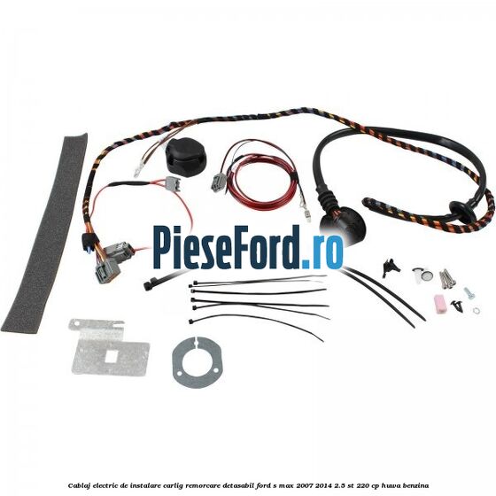 Cablaj electric de instalare carlig remorcare detasabil Ford S-Max 2007-2014 2.5 ST 220 cp HUWA benzina