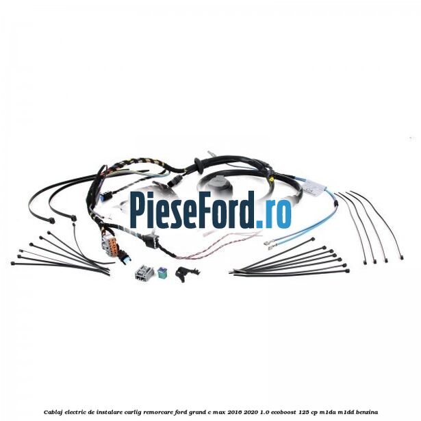 Cablaj electric de instalare carlig remorcare Ford Grand C-Max 2016-2020 1.0 EcoBoost 125 cp M1DA, M1DD benzina