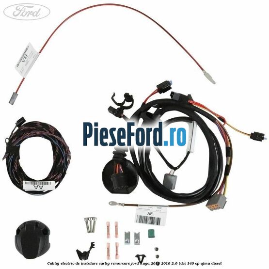 Cablaj electric de instalare carlig remorcare Ford Kuga 2013-2016 2.0 TDCi 140 cp UFMA diesel