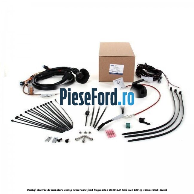 Cablaj electric de instalare carlig remorcare Ford Kuga 2013-2016 2.0 TDCi 4x4 150 cp T7MA, T7MB diesel