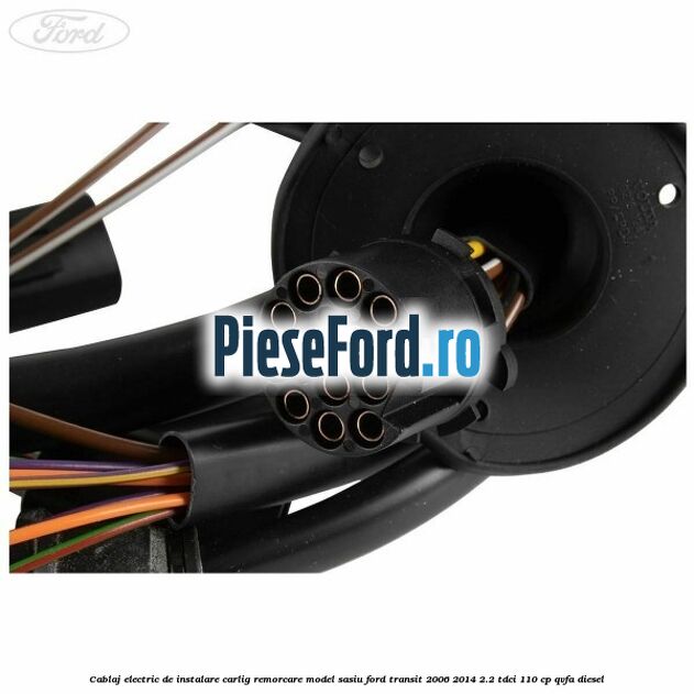 Cablaj electric de instalare carlig remorcare model sasiu Ford Transit 2006-2014 2.2 TDCi 110 cp Cablaj electric de instalare carlig remorcare model sasiu Ford Transit 2006-2014 2.2 TDCi 110 cp QVFA diesel