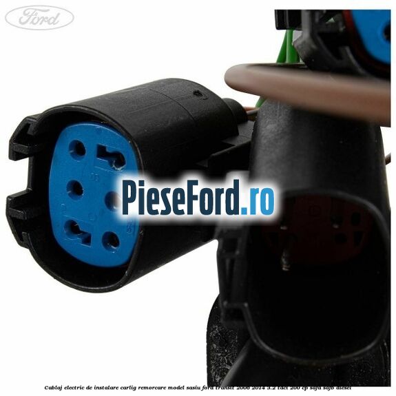 Cablaj electric de instalare carlig remorcare model sasiu Ford Transit 2006-2014 3.2 TDCi 200 cp SAFA, SAFB diesel