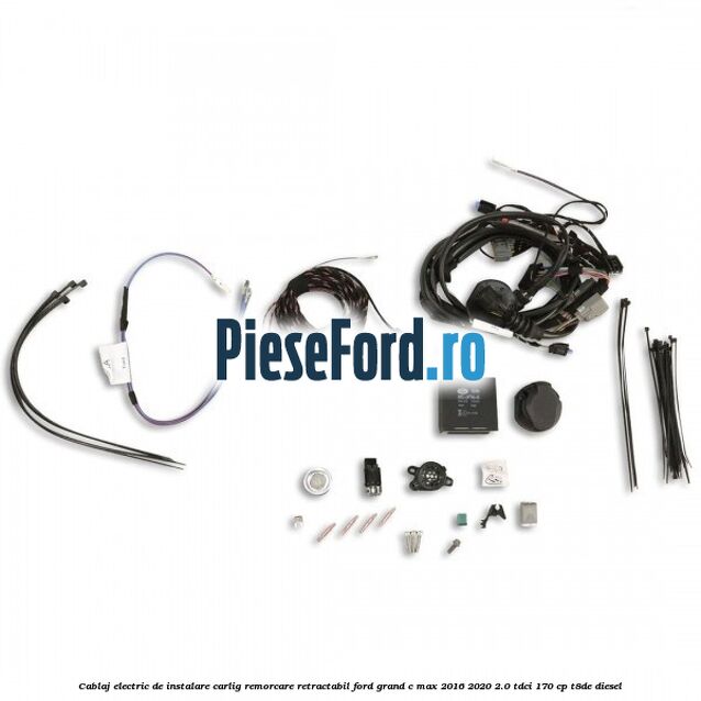 Cablaj electric de instalare carlig remorcare retractabil Ford Grand C-Max 2016-2020 2.0 TDCi 170 cp Cablaj electric de instalare carlig remorcare retractabil Ford Grand C-Max 2016-2020 2.0 TDCi 170 cp T8DE diesel