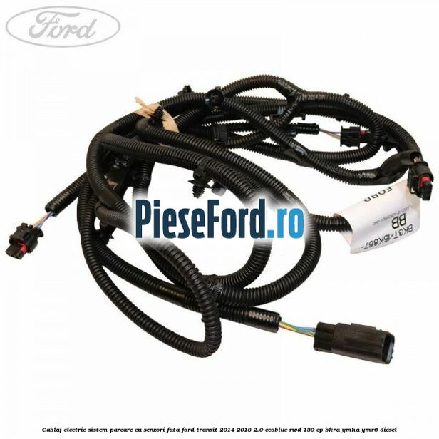 Cablaj electric sistem parcare cu senzori fata Ford Transit 2014-2018 2.0 EcoBlue RWD 130 cp BKRA, YMHA, YMR6 diesel