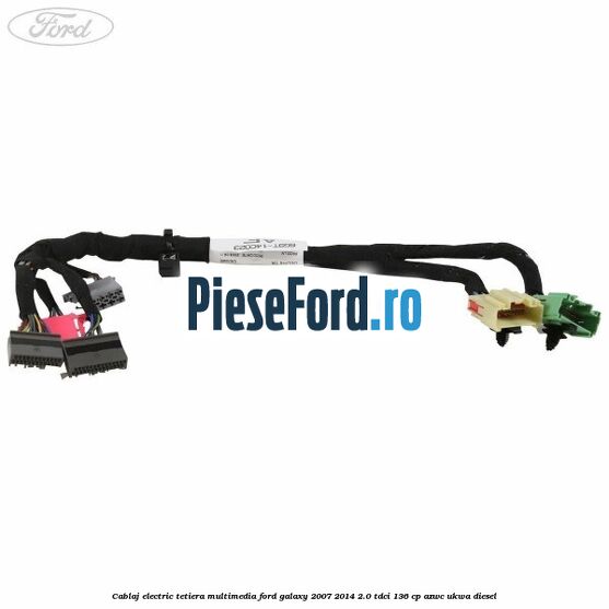 Cablaj electric tetiera multimedia Ford Galaxy 2007-2014 2.0 TDCi 136 cp AZWC, UKWA diesel