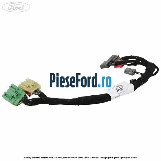 Cablaj electric tetiera multimedia Ford Mondeo 2008-2014 2.0 TDCi 140 cp QXBA, QXBB, UFBA, UFBB diesel