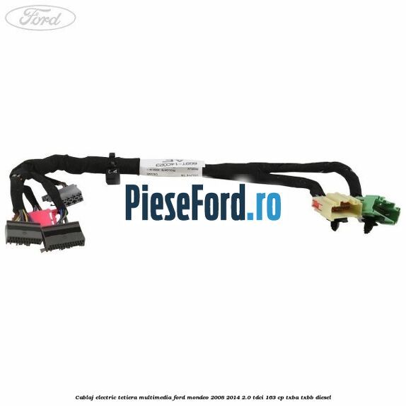 Cablaj electric tetiera multimedia Ford Mondeo 2008-2014 2.0 TDCi 163 cp Cablaj electric tetiera multimedia Ford Mondeo 2008-2014 2.0 TDCi 163 cp TXBA, TXBB diesel