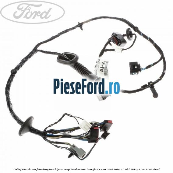 Cablaj electric usa fata dreapta echipare lampi lumina avertizare Ford S-Max 2007-2014 1.6 TDCi 115 cp T1WA, T1WB diesel