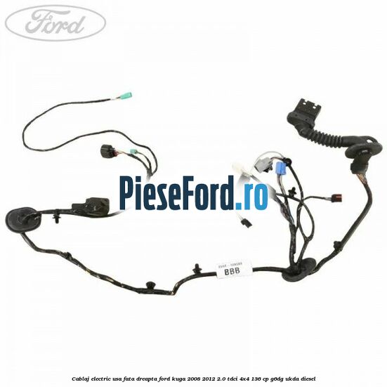 Cablaj electric usa fata dreapta Ford Kuga 2008-2012 2.0 TDCi 4x4 136 cp G6DG, UKDA diesel