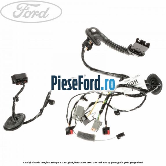 Cablaj electric usa fata stanga 4/5 usi Ford Focus 2004-2007 2.0 TDCi 136 cp G6DA, G6DB, G6DD, G6DG diesel