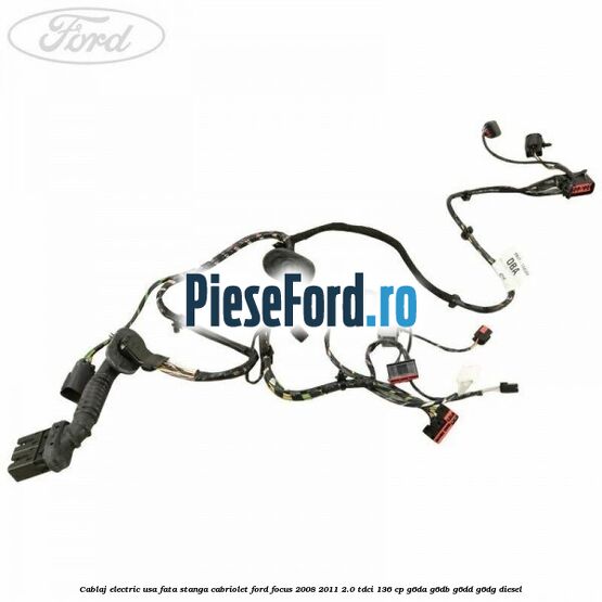 Cablaj electric usa fata stanga cabriolet Ford Focus 2008-2011 2.0 TDCi 136 cp G6DA, G6DB, G6DD, G6DG diesel