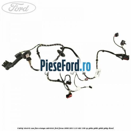 Cablaj electric usa fata stanga cabriolet Ford Focus 2008-2011 2.0 TDCi 136 cp G6DA, G6DB, G6DD, G6DG diesel