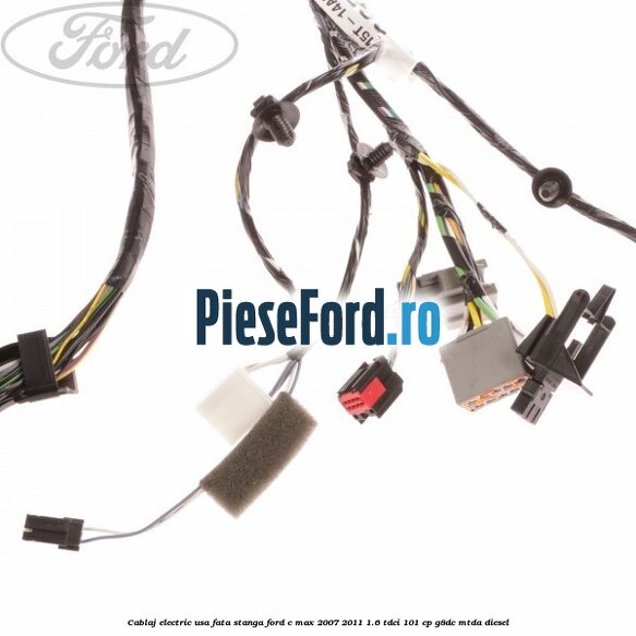 Cablaj electric usa fata stanga Ford C-Max 2007-2011 1.6 TDCi 101 cp G8DC, MTDA diesel